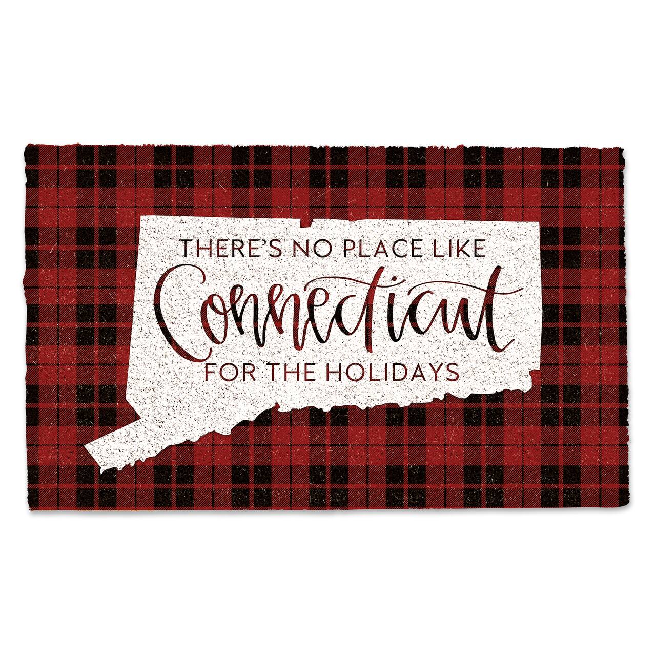 Connecticut For the Holidays Doormat